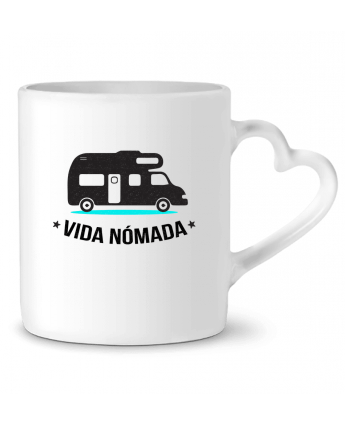 Mug coeur Vida Nómada Vanlife par berth99