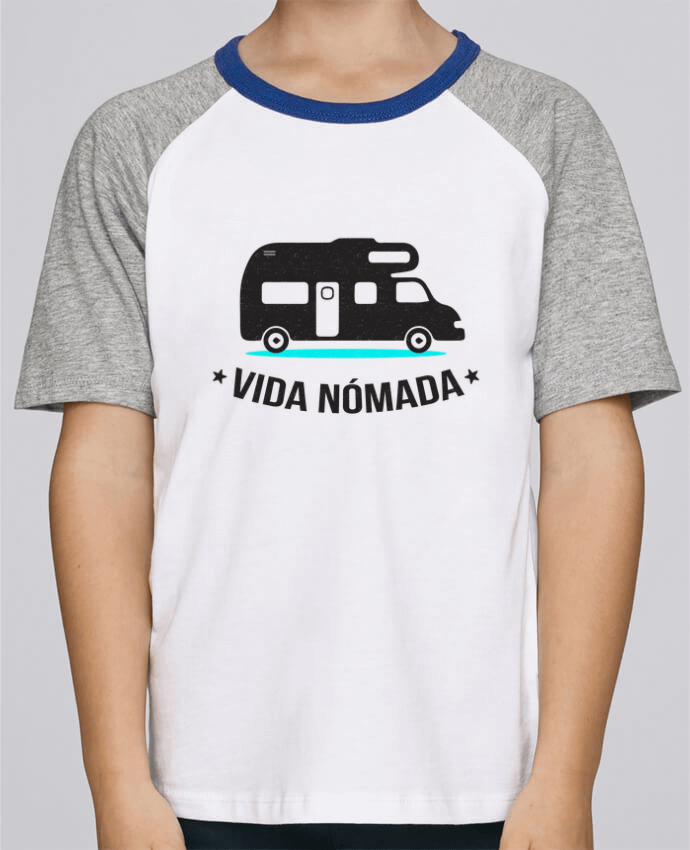 T-shirt enfant Baseball Vida Nómada Vanlife par berth99