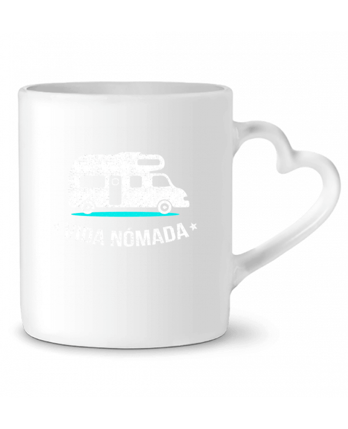 Mug coeur Vida Nómada Vanlife par berth99