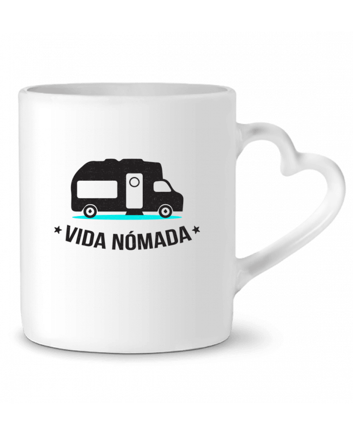 Mug coeur Vida Nómada Vanlife par berth99