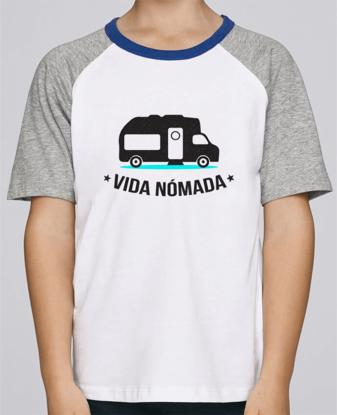 T-shirt enfant Baseball Vida Nómada Vanlife par berth99