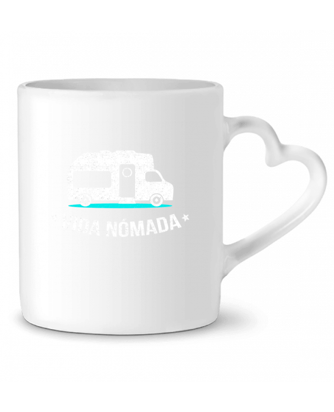 Mug coeur Vida Nómada Vanlife par berth99