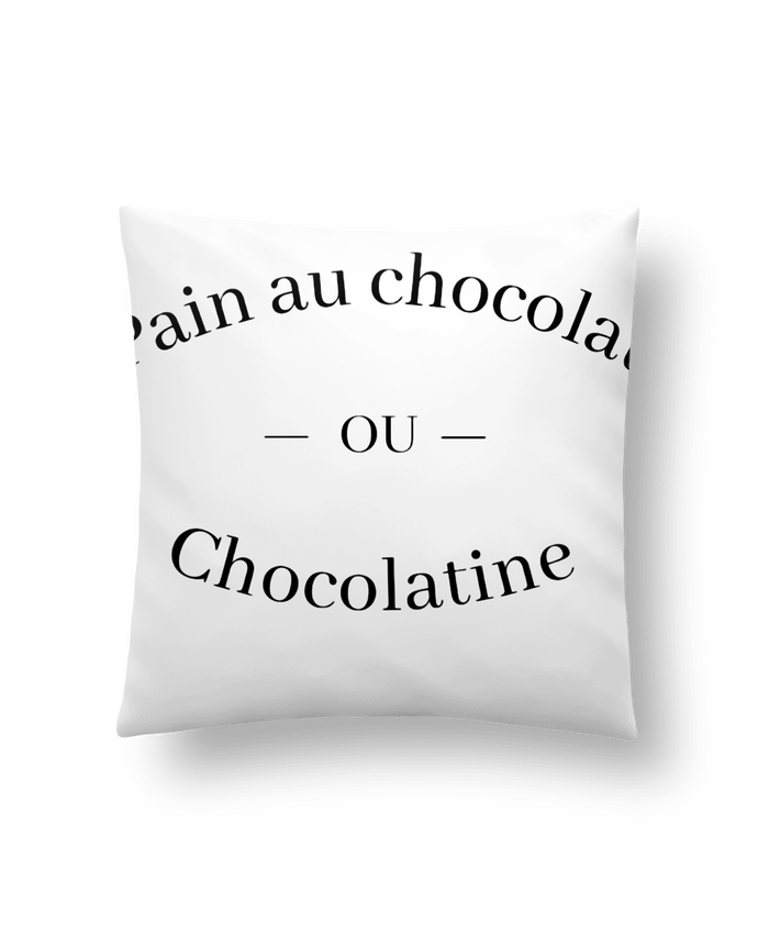 Coussin Pain au chocolat ou chocolatine ? par Frenchydesign