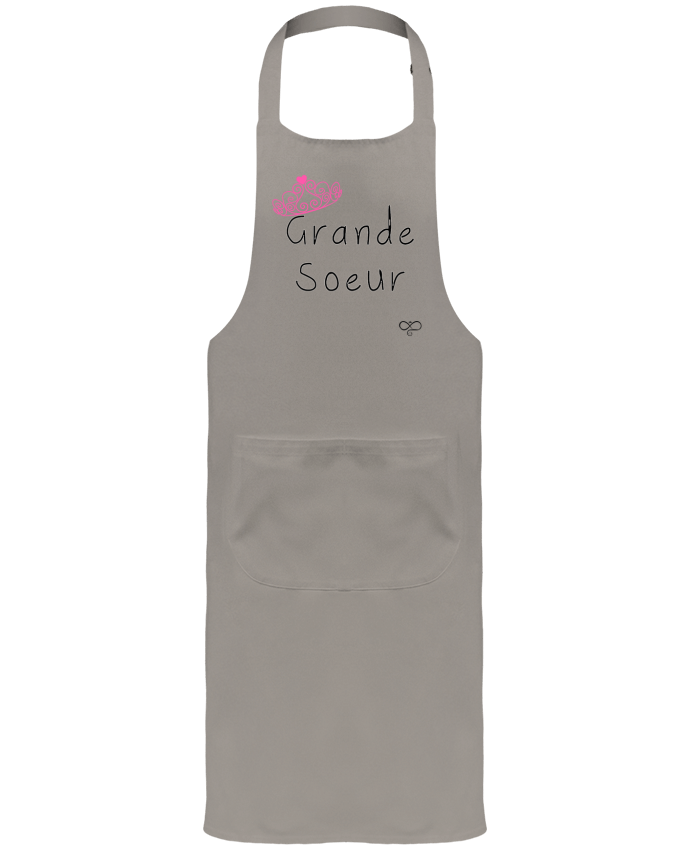 Tablier avec poches Grande soeur par A.L.I.