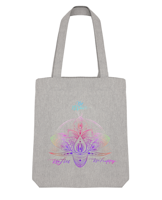 Tote Bag Stanley Stella Be brave - be free - be happy par A.L.I. 