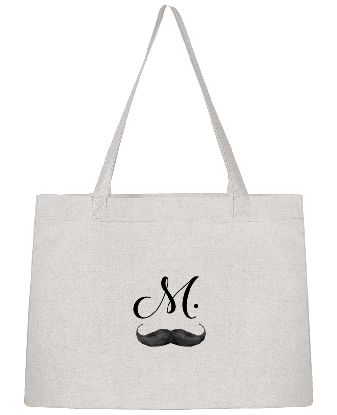 Sac Shopping Monsieur moustache par A.L.I.