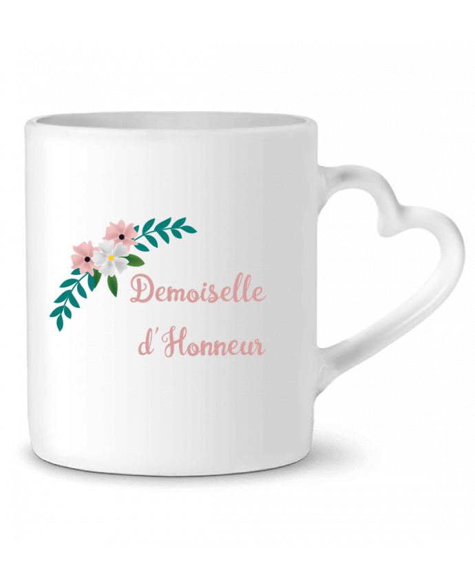 Mug coeur Demoiselle d'honneur par A.L.I.
