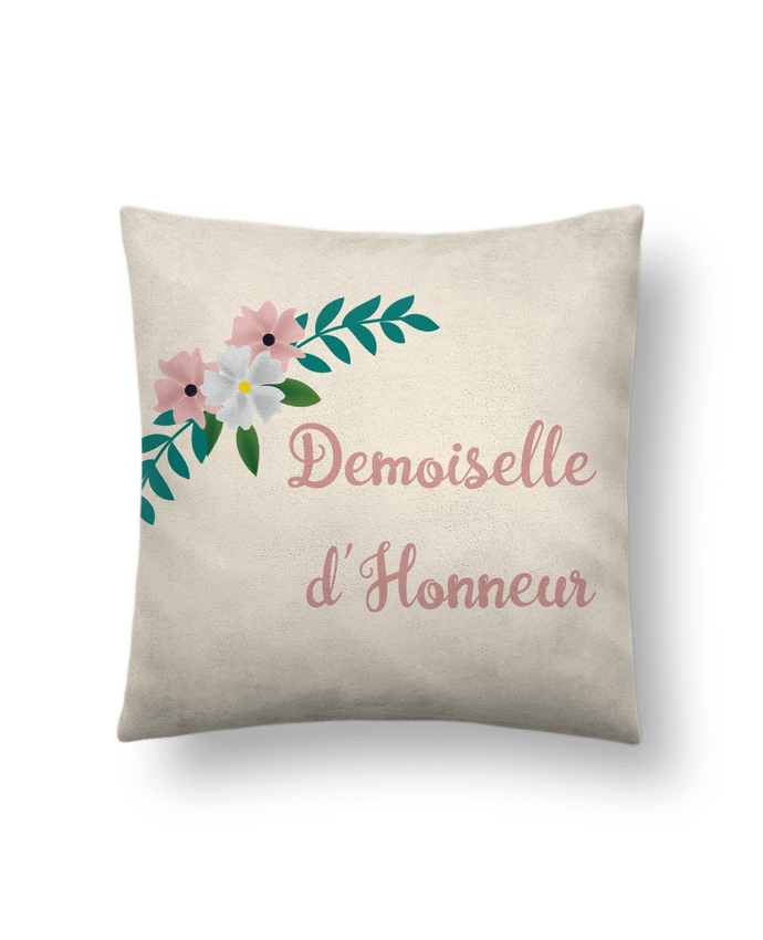 Coussin suédine Demoiselle d'honneur par A.L.I.