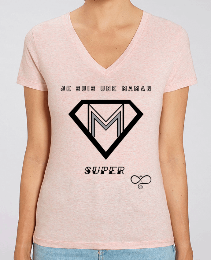 Tee-shirt femme Je suis une maman super Par  A.L.I.