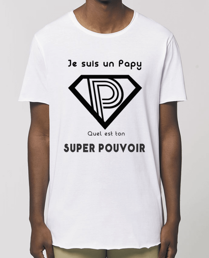 Tee-shirt Homme Je suis un papy quel est ton super pouvoir Par  A.L.I.