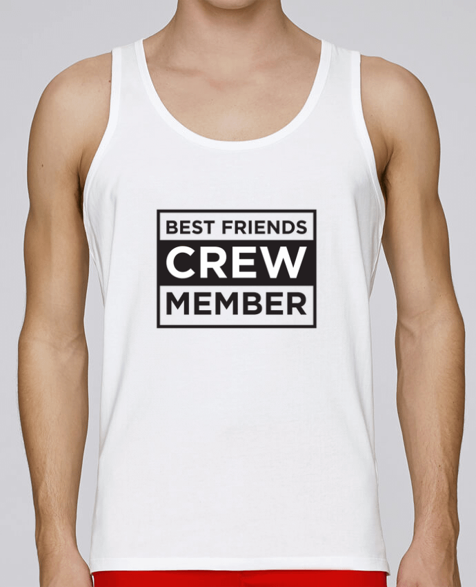 Débardeur homme Best friends crew member par tunetoo 100% coton bio