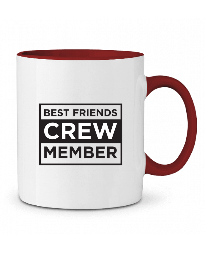 Mug bicolore Best friends crew member tunetoo