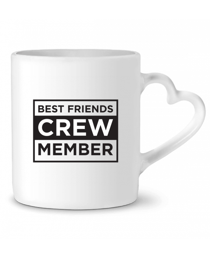 Mug coeur Best friends crew member par tunetoo