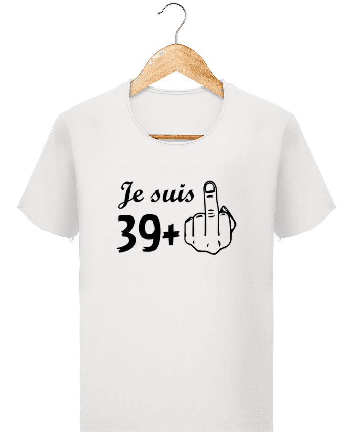  T-shirt Homme vintage Je suis 39+ par tunetoo