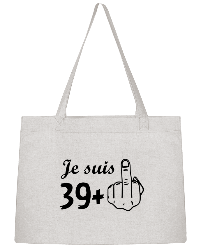 Sac Shopping Je suis 39+ par tunetoo