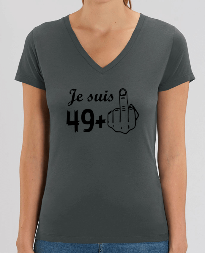 Tee-shirt femme Je suis 49+ Par  tunetoo