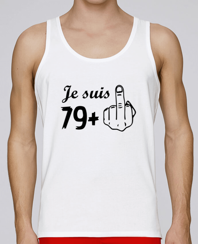 Débardeur homme Je suis 79+ par tunetoo 100% coton bio