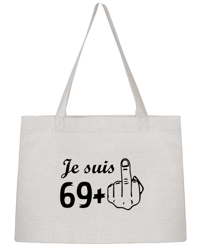 Sac Shopping Je suis 69+ par tunetoo