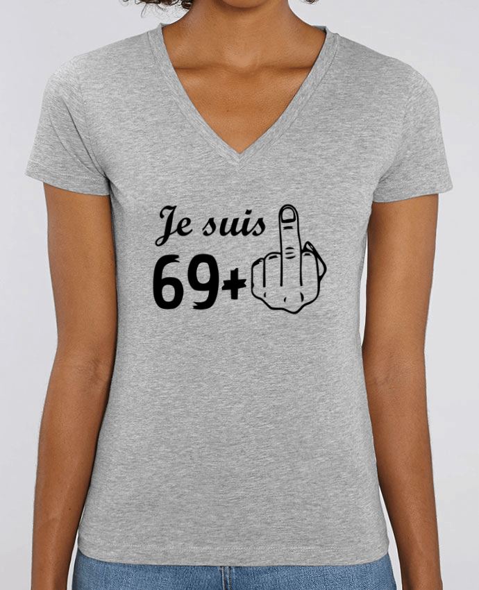 Tee-shirt femme Je suis 69+ Par  tunetoo