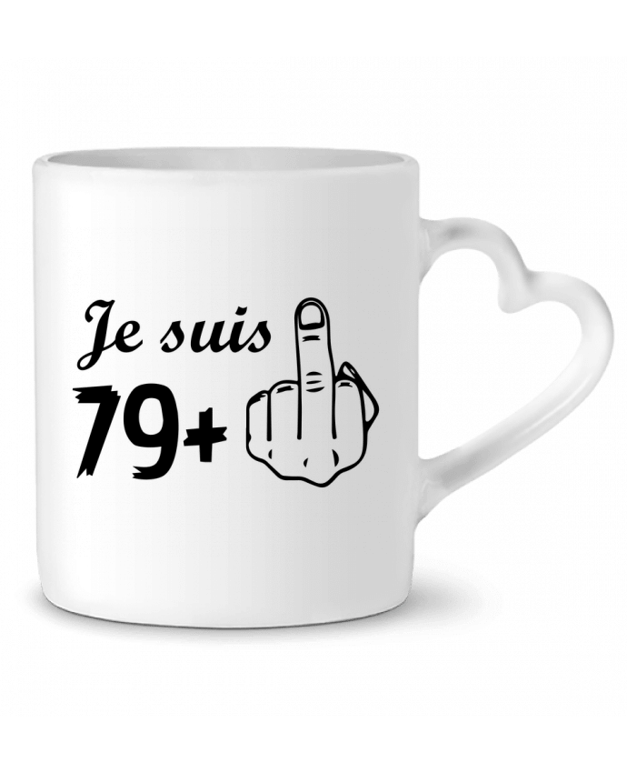 Mug coeur Je suis 79+ par tunetoo