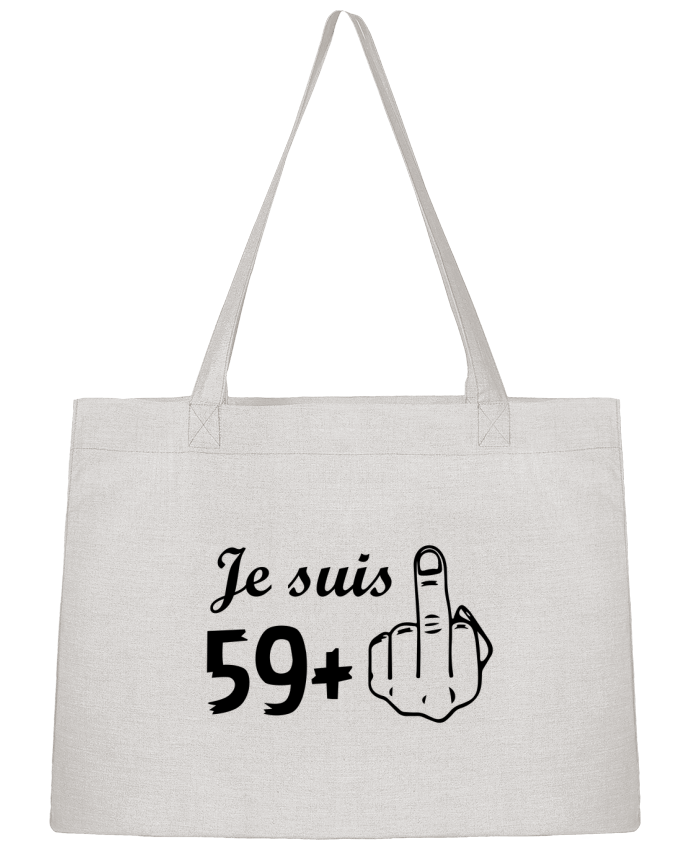 Sac Shopping Je suis 59+ par tunetoo