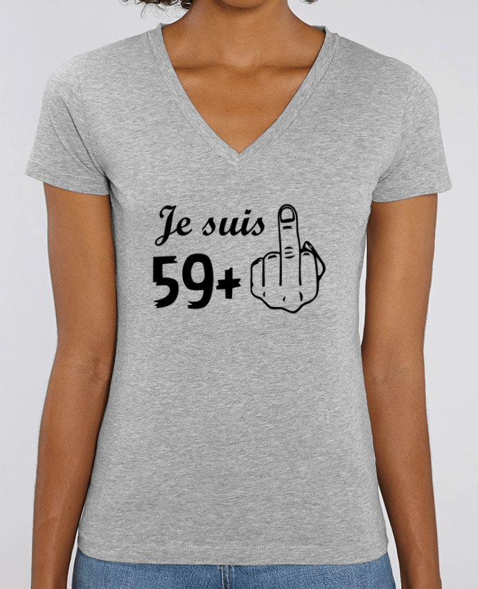 Tee-shirt femme Je suis 59+ Par  tunetoo