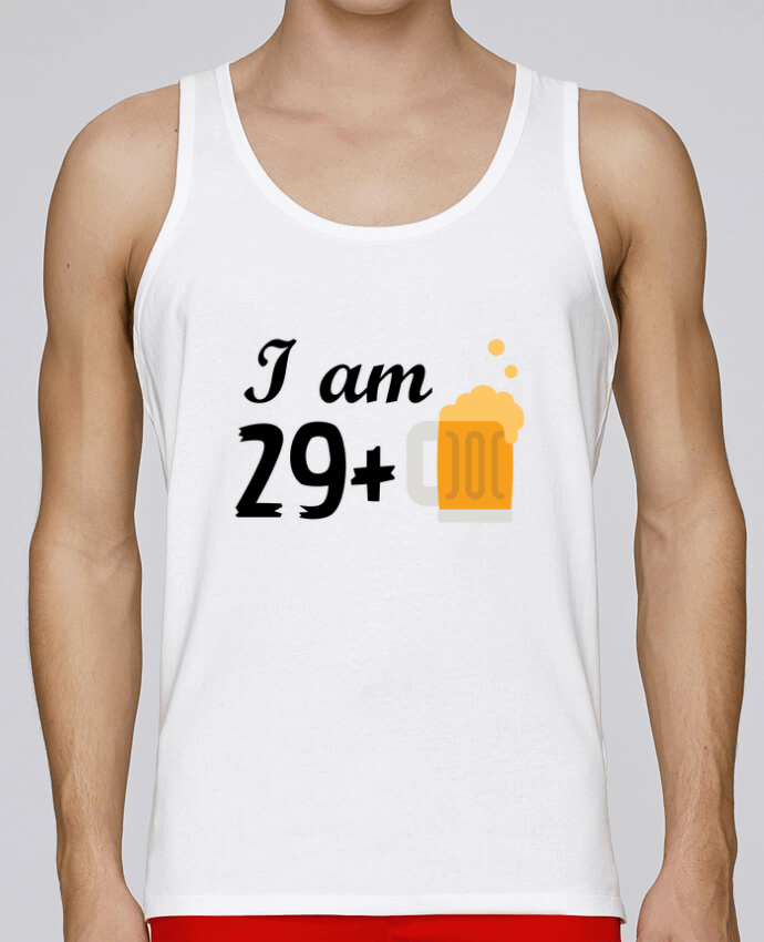 Débardeur homme I am 29+ par tunetoo 100% coton bio