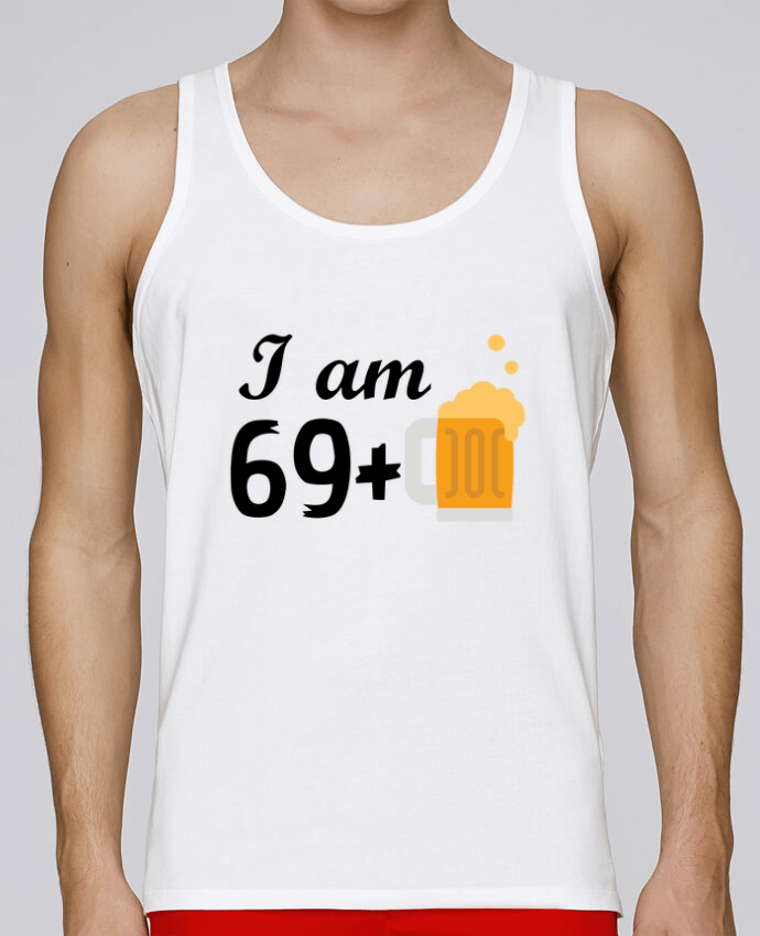Débardeur homme I am 69+ par tunetoo 100% coton bio