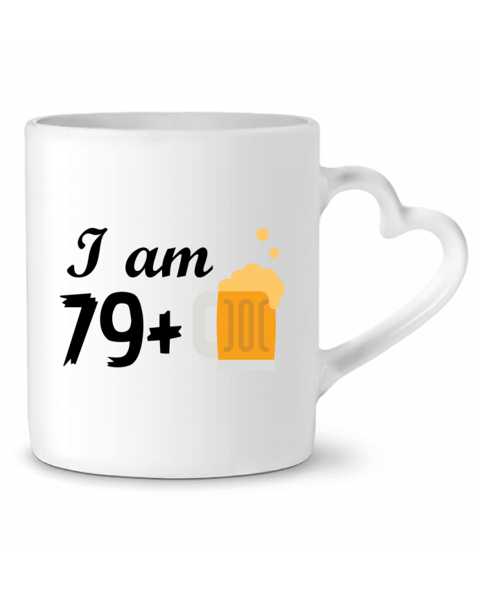 Mug coeur I am 79+ par tunetoo