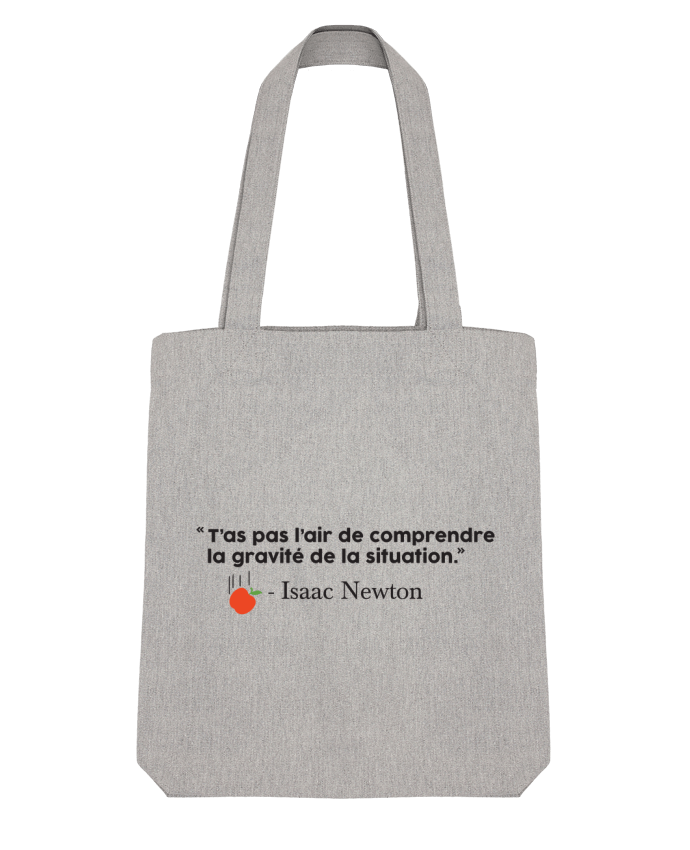 Tote Bag Stanley Stella Blague Gravité - Isaac Newton by tunetoo 