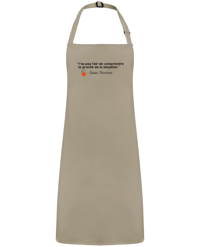 Apron no Pocket Blague Gravité - Isaac Newton by  tunetoo