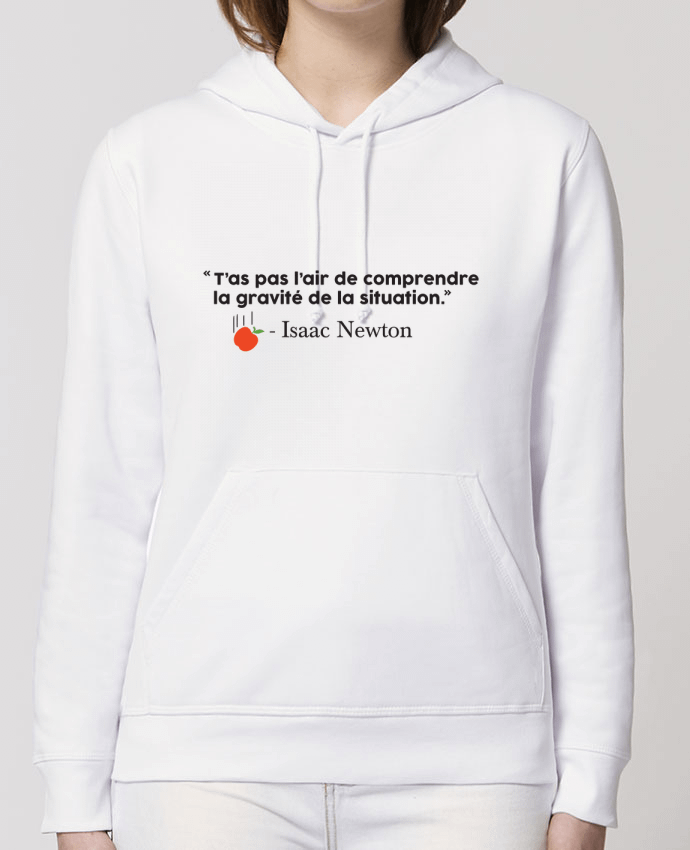 Sweat-Shirt Capuche Essentiel Unisexe Drummer Blague Gravité - Isaac Newton Par tunetoo