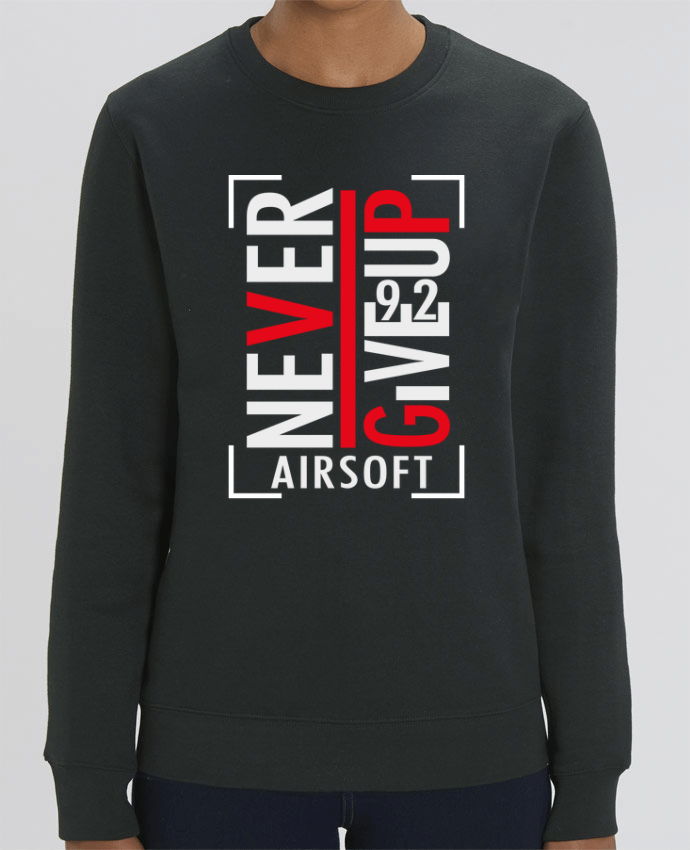 Sweat-shirt Never Give Up Airsoft Par XproDZ