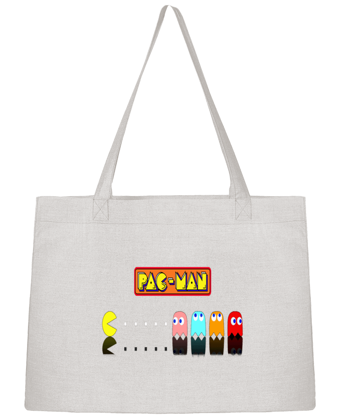 Shopping tote bag Stanley Stella Pac-Man by Vince59153