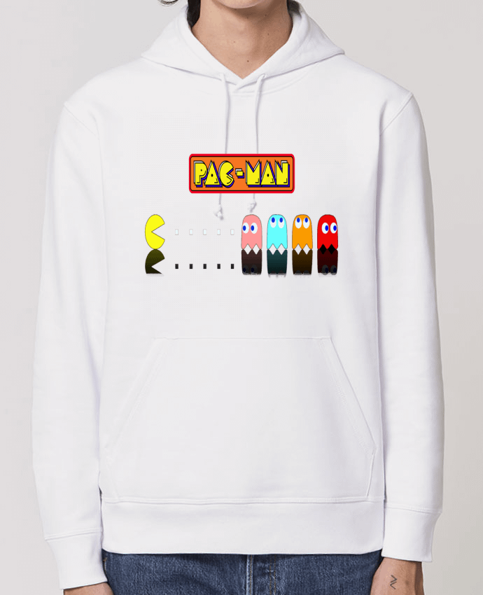 Sweat-Shirt Capuche Essentiel Unisexe Drummer Pac-Man Par Vince59153