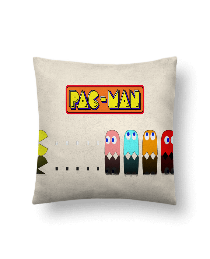 Coussin suédine Pac-Man par Vince59153