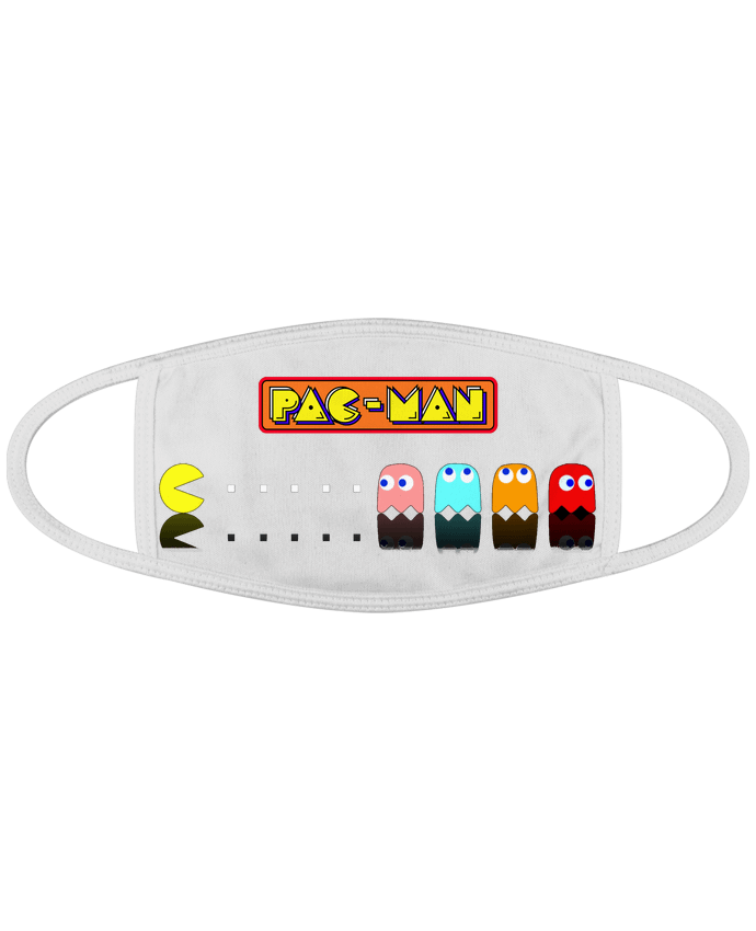 Mascarilla de protección personalizada Pac-Man por Vince59153