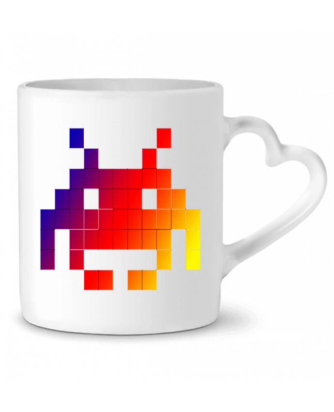 Mug coeur Space Invaders par Vince59153