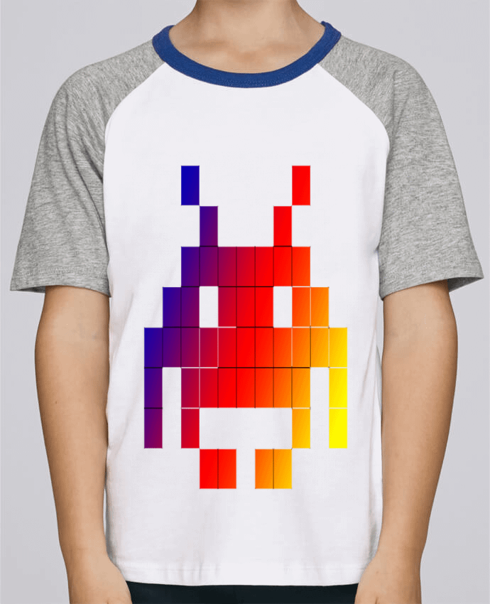 T-shirt enfant Baseball Space Invaders par Vince59153