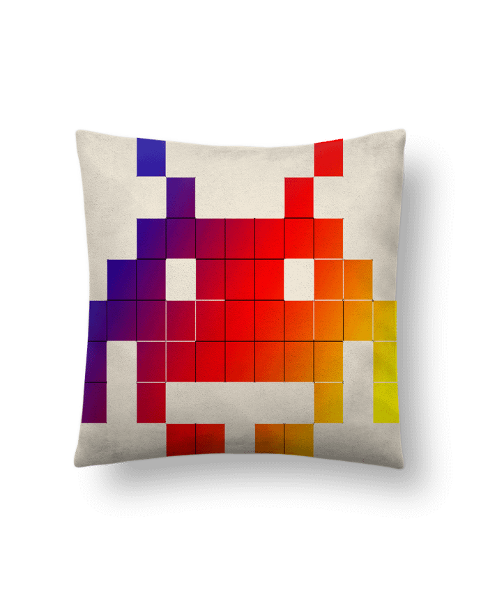 Coussin suédine Space Invaders par Vince59153