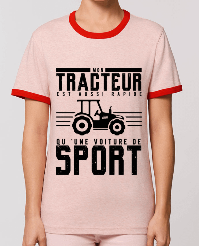 T-shirt Mon tracteur est aussi rapide qu'une voiture de sport par mkykamab