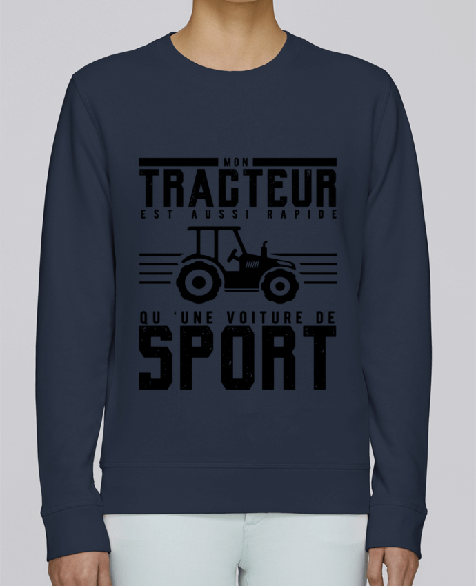 Sweatshirt Mon tracteur est aussi rapide qu'une voiture de sport par mkykamab