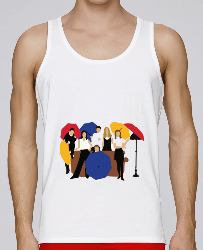 Débardeur homme Friends par flormantinan 100% coton bio