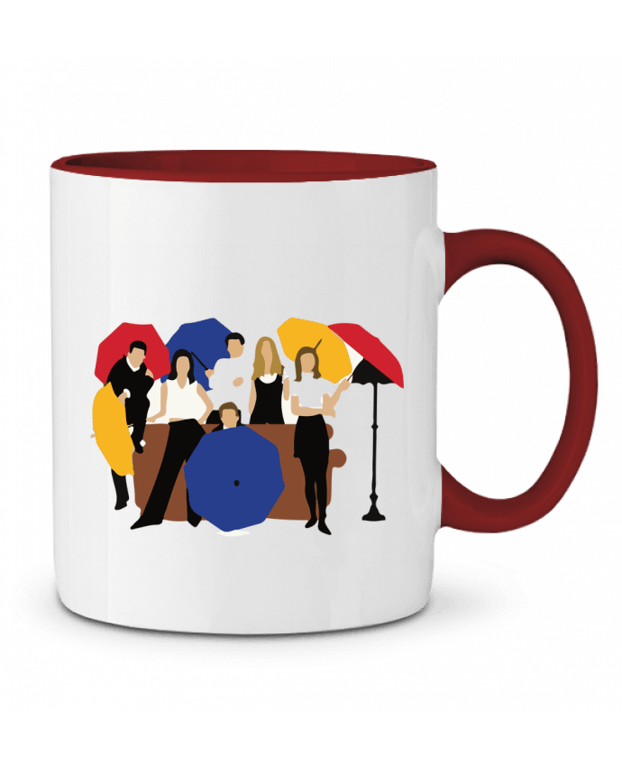 Mug bicolore Friends flormantinan