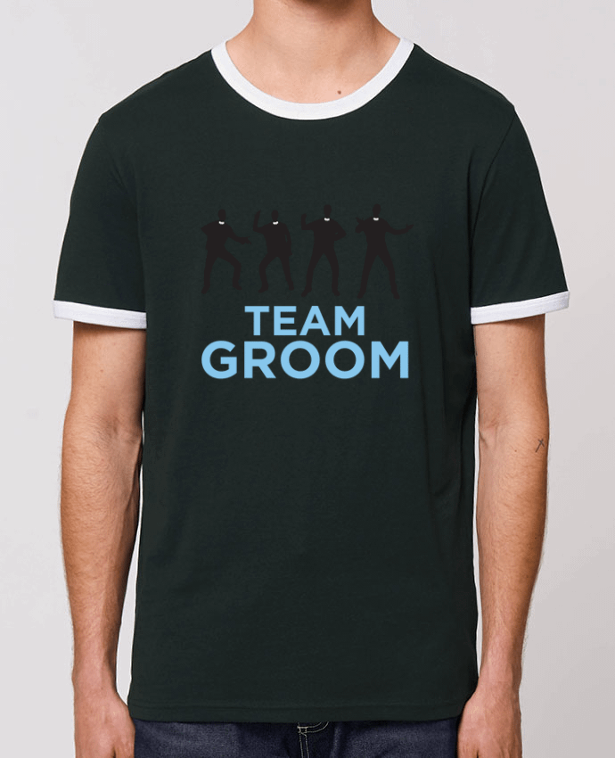 Unisex ringer t-shirt Ringer TEAM GROOM by tunetoo