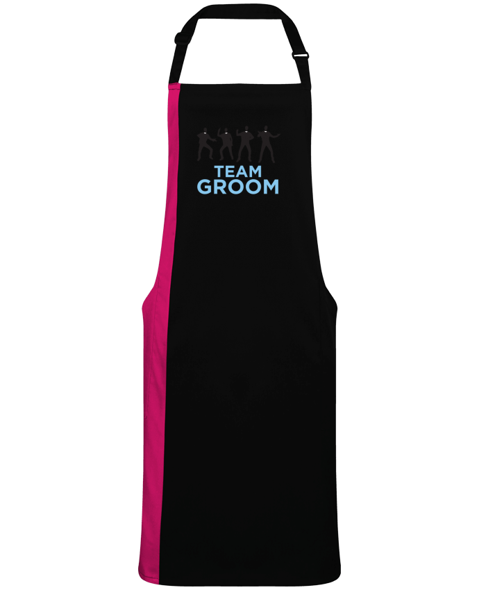 Two-tone long Apron TEAM GROOM by  tunetoo