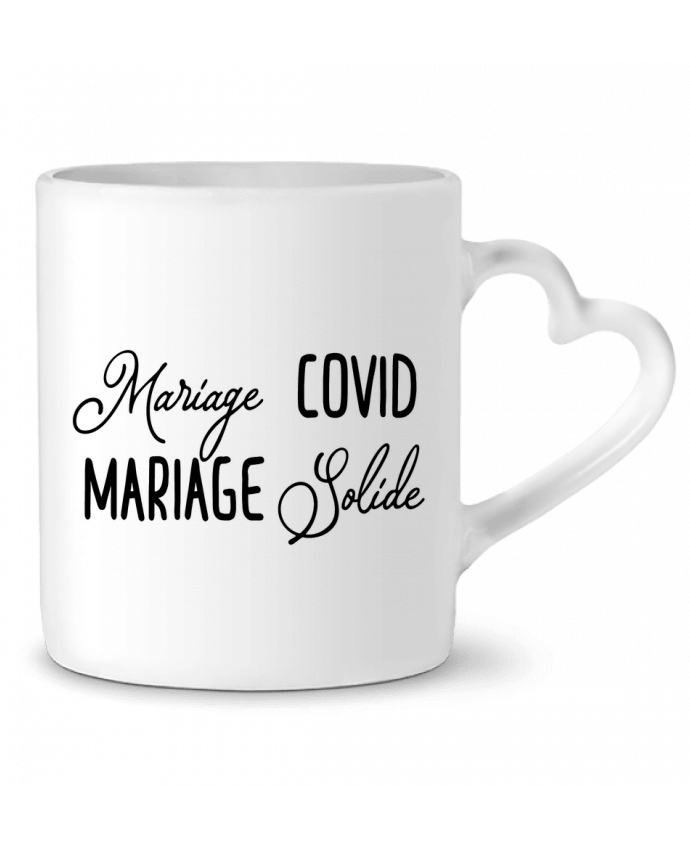 Mug coeur Mariage Covid Mariage Solide par A.L.I.