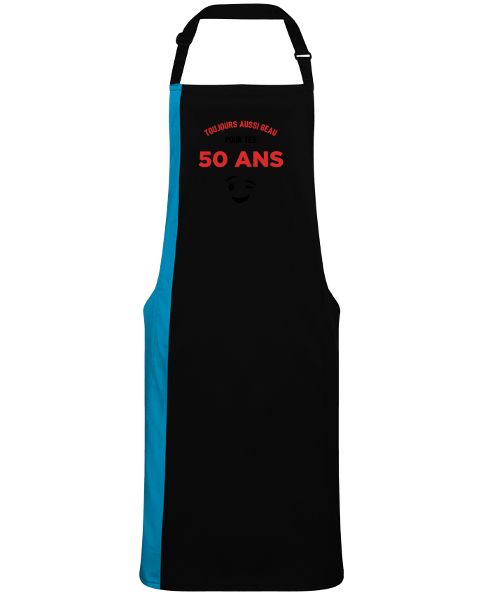Tablier bicolore Toujours aussi beau pour tes 50 ans par  tunetoo