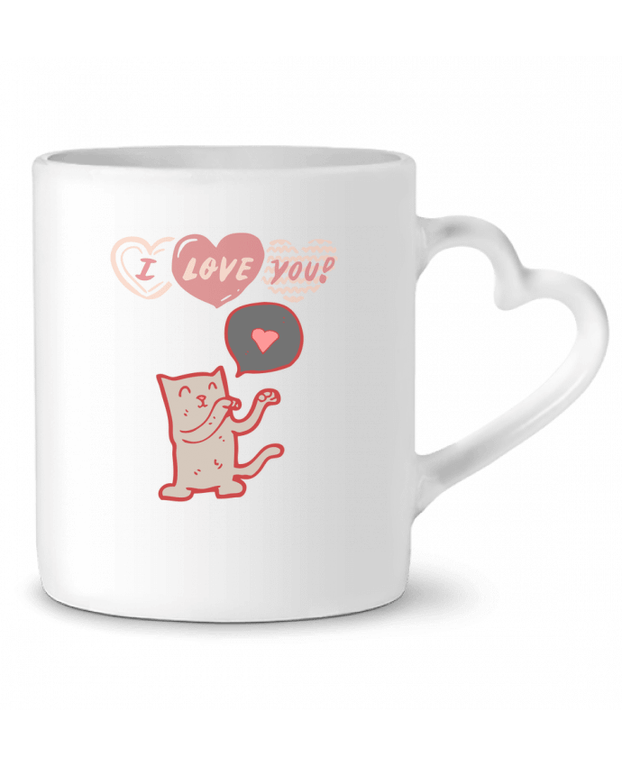 Mug coeur Pet Lovers (Cats) par Les meilleurs produits num