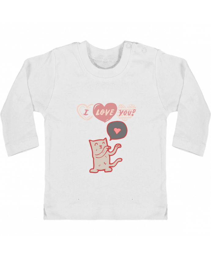 T-shirt bébé Pet Lovers (Cats) manches longues du designer Les meilleurs produits num